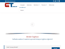 Tablet Screenshot of cenktuncay.com